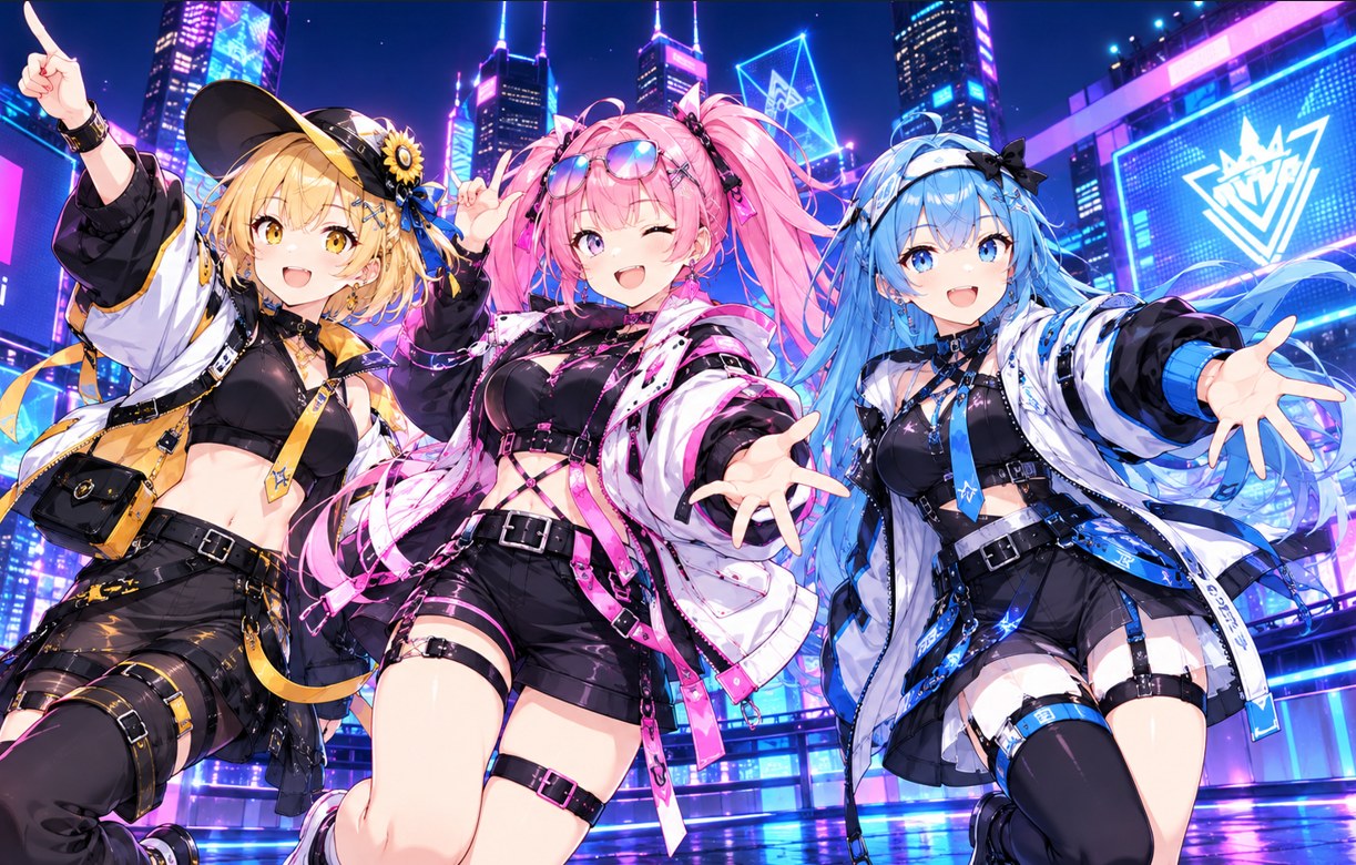 Mattiがプロデュースするバーチャルキャラクターのイメージビジュアル